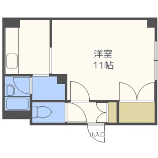 フォーゲル館【0401号室】の間取り