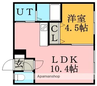 YELL東札幌【203号室】の間取り