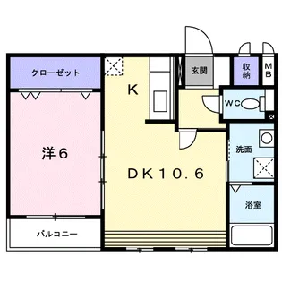 ラルゴ・レジデンス【2階】の間取り