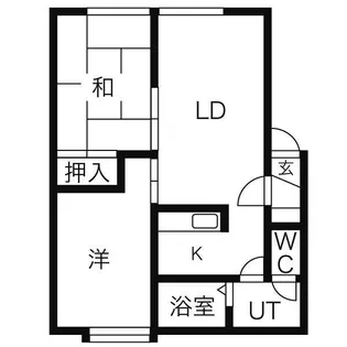 石田ハイツ2・1【101号室】の間取り