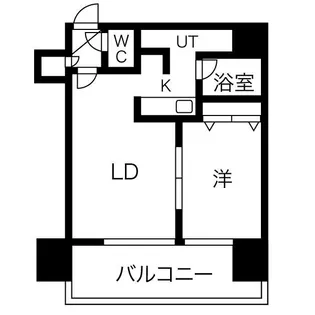エッジウォーターテラス【4階】の間取り