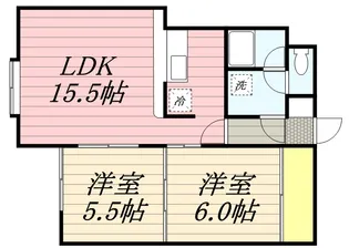 ピュアコート【203号室】の間取り