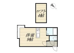 AMS平和通【209号室】の間取り