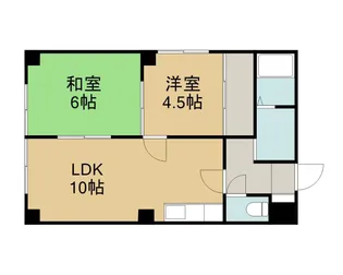 リズム澄川【303号室】の間取り