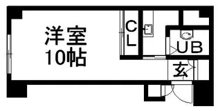 創成グランドハイツ【401号室】の間取り