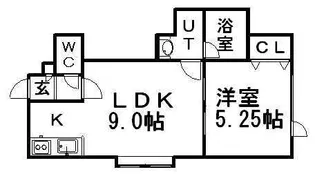 クレシア【2階】の間取り
