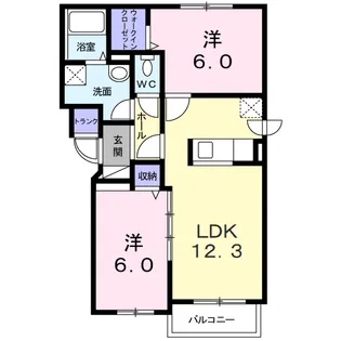 KH中島公園【3階】の間取り