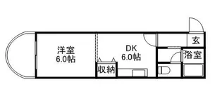 フォレスト天神山【00406号室】の間取り
