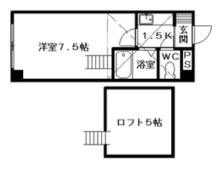 トレジャー平岸【00305号室】の間取り