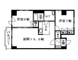 プラザ中島公園【00905号室】の間取り