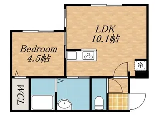 グランメール澄川駅南【1階】の間取り