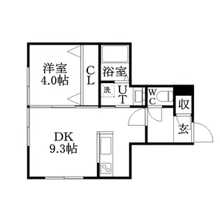 ガーデンハウス菊水【3階】の間取り