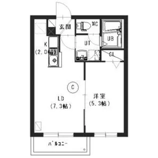 パロスバーデスコート中島公園【4階】の間取り