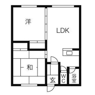 シティーハウス15【2階】の間取り