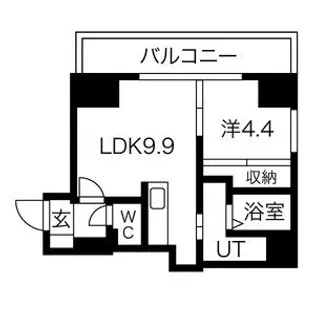 VIOLETTA (ヴィオレッタ)【5階】の間取り