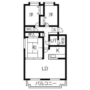CASTLE16(キャッスル16)【A301号室】の間取り
