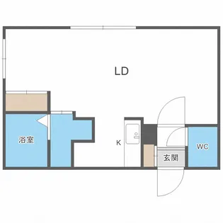 パークフォレスト【202号室】の間取り