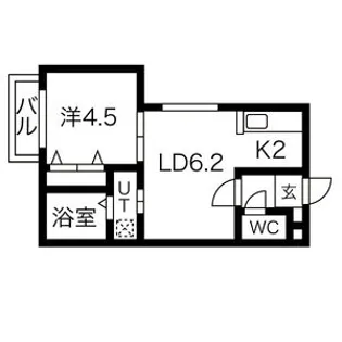 フォートレス澄川【305号室】の間取り