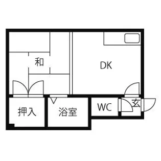 わかくさハイツ【118号室】の間取り