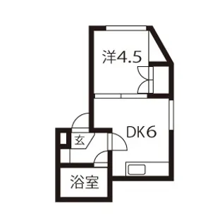 ドリームシティ本郷【203号室】の間取り