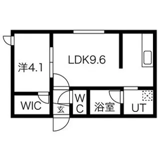 LUMIERE KIKUSUI【202号室】の間取り