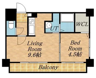 ハーモニーコート東札幌【5階】の間取り