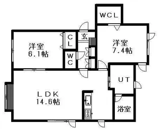 シレンハイム【2階】の間取り