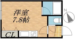 アズーリ中の島参番館【1階】の間取り