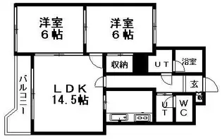 メゾンドブーケパーク【5階】の間取り