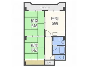 第20松井ビル【3階】の間取り