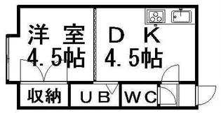 第2コーポ渥美【203号室】の間取り