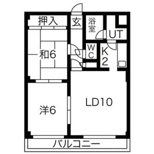 アース南郷21【403号室】の間取り