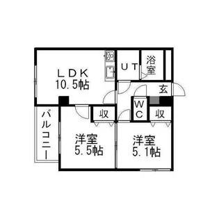 REEF SUITE(リーフスイート)【303号室】の間取り