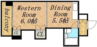 けいほくレジデンス【604号室】の間取り