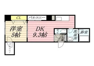 ラクラス札幌北7条【0407号室】の間取り