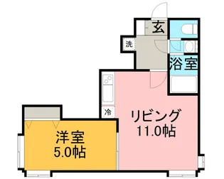 ノーザンライツ【103号室】の間取り