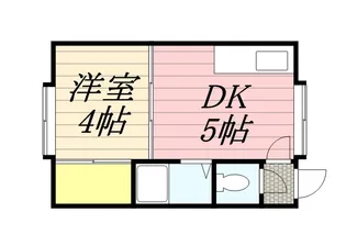 プラムコート菊水【3階】の間取り