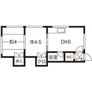 コーポラス千豊第2【102号室】の間取り