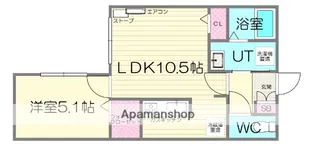 G EAST(ジーイースト)【301号室】の間取り