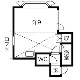 プラチナパレス【102号室】の間取り