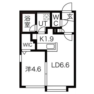 CROWN LEO(クラウンレオ)【4階】の間取り