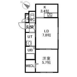 サン・クレール本郷(サンクレールホンゴウ)【4階】の間取り