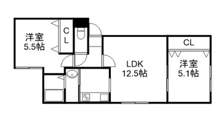 MUIRFIELD VILLAGE(ミュアフィールドヴィレッジ)【3階】の間取り