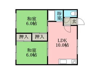 菊水ハイツ【0103号室】の間取り