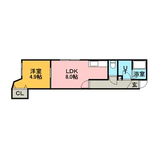 カーサ・フェリーチェ【2階】の間取り