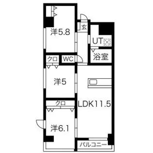 NーGRACE【4階】の間取り