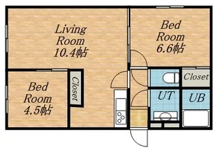 warm白石本通【3階】の間取り