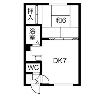栄マンション【8号室】の間取り