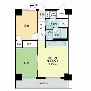 ライオンズマンション澄川第2【0511号室】の間取り