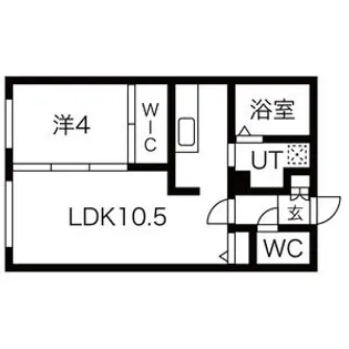 PINE HILLS中の島【1階】の間取り